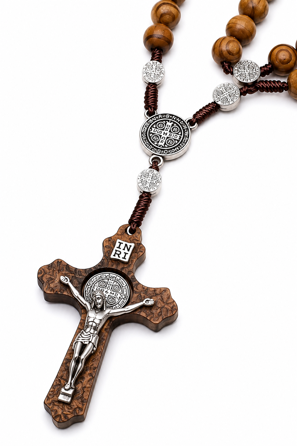 Jerusalem Olive Wood Rosary