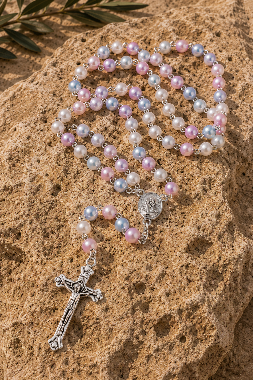 Our Lady of Grace Pearl Rosary