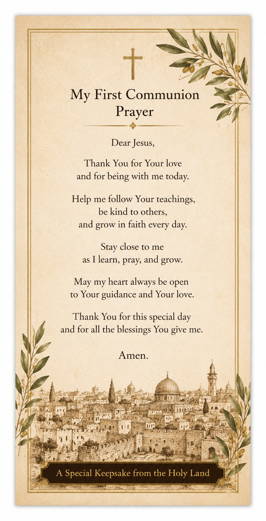 First Communion Blessing Set