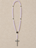 Jerusalem Holy Soil White Rosary