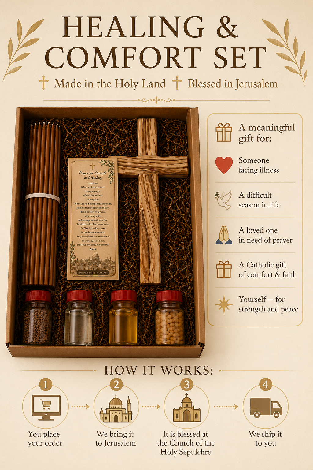 Healing Blessing Set from the Holy Land