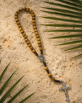 Saint Charbel Olive Wood Rosary